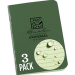 3-Pack Rite in the Rain Weatherproof Mini Stapled Notebook (3.25" x 4.625")