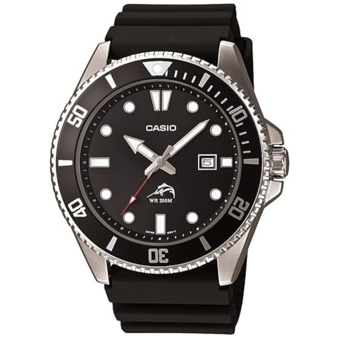 Casio Men's MDV106 44mm Dive-Style Sport Watch