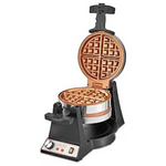 CRUX Stainless Steel Double Rotating Belgian Waffle Maker