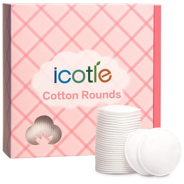 210-Count 100% Pure Cotton Round Pads for Face
