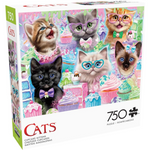 750-Piece Buffalo Cupcake Kittens Jigsaw Puzzle Games