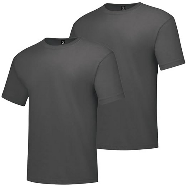2-Pack Hanes Men's Short Sleeve Beefy Crewneck T-shirts (S-3XL)