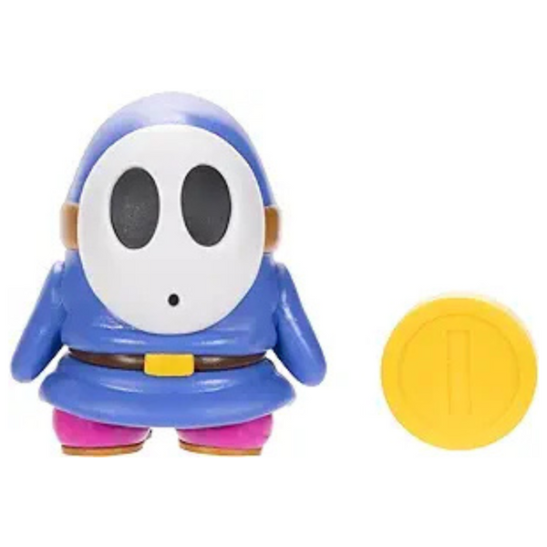 Nintendo Super Mario 4" Blue Shy Guy Poseable Figure