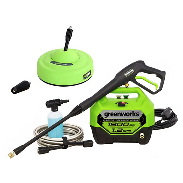 Greenworks 1900 PSI 1.2 GPM Electric Pressure Washer Kit
