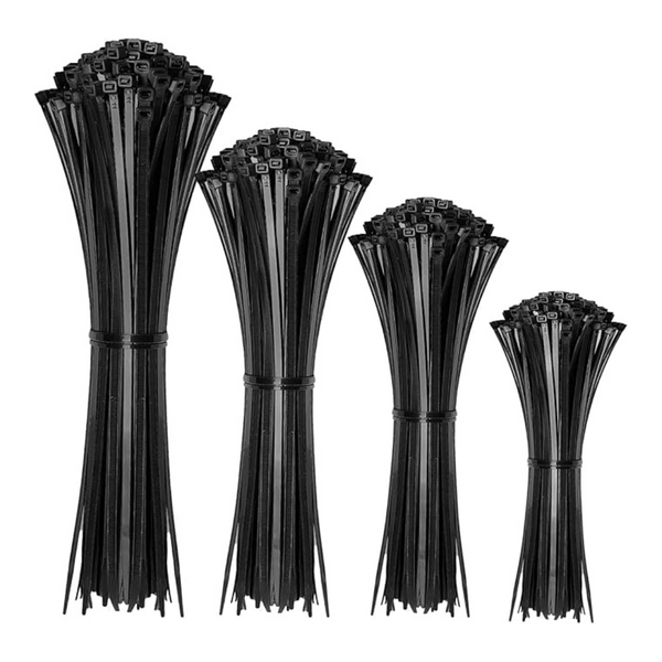 400-Pack Self-Locking Plastic Nylon Cable Zip Ties