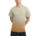 Hanes Men's Garment Dyed Dip Dye Ombre Tee (Various Colors)