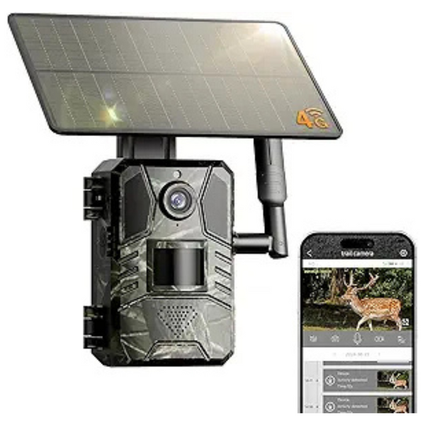 Solar Powered 2K HD IP66 Waterproof Trail Cameras