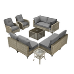 10-Piece Ovios All-Weather Outdoor Patio Furniture Set