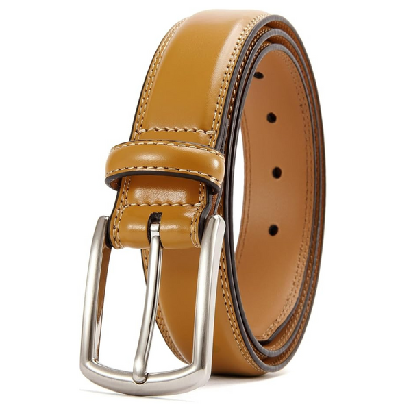 CHAOREN Men's Leather 1.25" Dress Belts