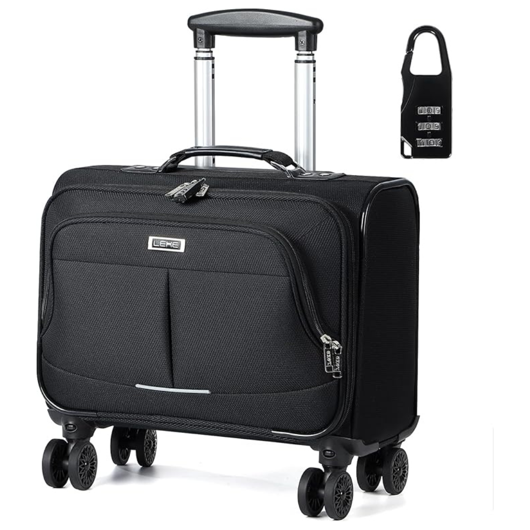 Water Resistant 15.6" Rolling Laptop Briefcase