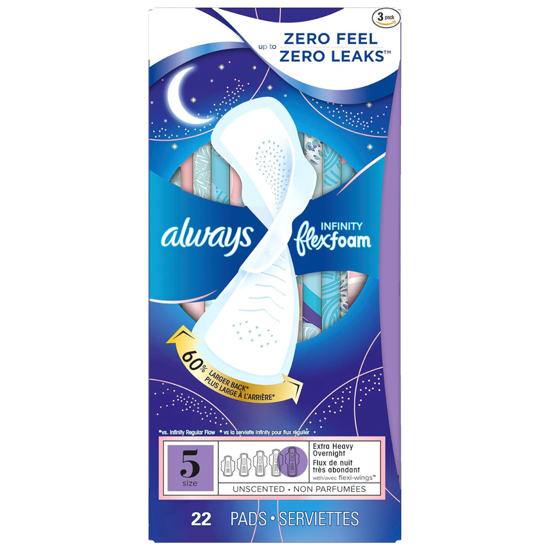 66-Count Always Infinity Feminine Pads