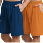 2 Pack Mens Athletic Running Shorts With Pocket