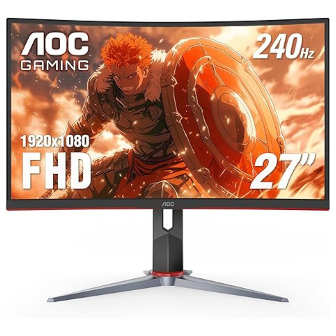 AOC 27″ Curved Frameless Ultra-Fast Gaming Monitor