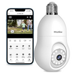 LaView 4MP 360-Degree 2K Wireless Smart Bulb Security Camera