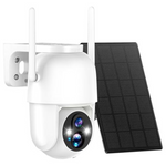 Allweviee 2K 3MP Pan Tilt 355 Deg. View IP65 Solar Security Camera