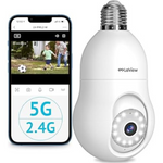 LaView 4MP Bulb 5G& 2.4GHz WiFi 2K Wireless Security Cameras