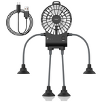 Portable Rechargeable Hands-Free Personal Fan