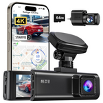 REDTIGER F7N Pro Dash Cam 4K Front And 1080P Rear W/ Wi-Fi GPS & 3.16" Screen