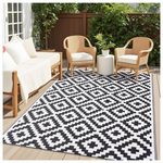 Olanly Waterproof 5' x 8' Outdoor Plastic Straw Rug