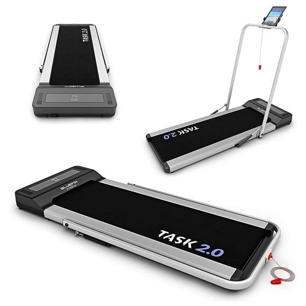 Bluefin Fitness Task 2.0 2-In-1 Folding Under Desk Treadmill