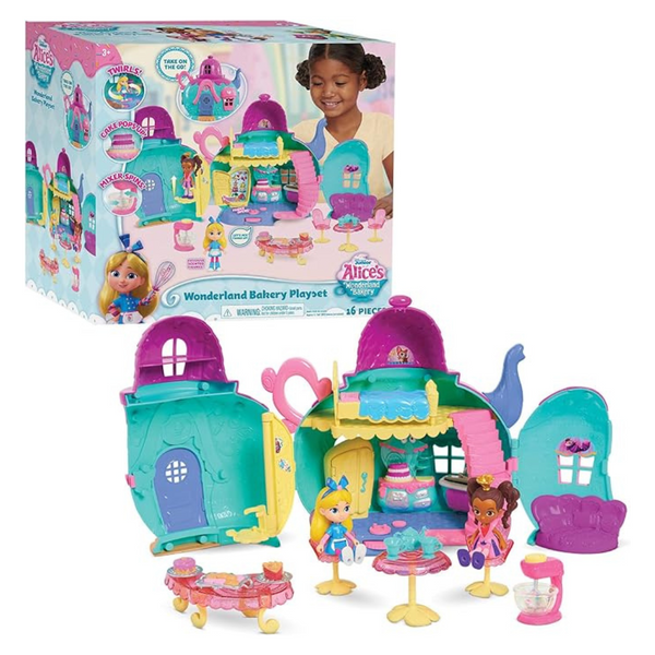 15-Piece Disney Junior Alices Wonderland Bakery Playset