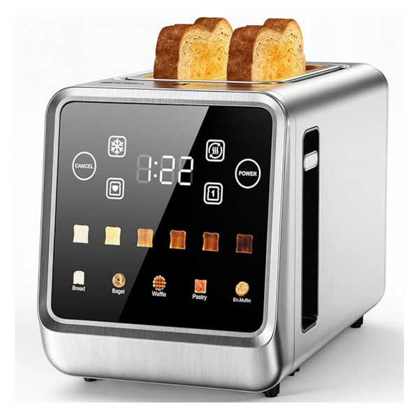 2-Slice Stainless Steel Touch Screen Digital Toaster