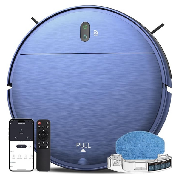 Self-Charging 2.4GHz WiFi Link Robot Vacuum And Mop Cleaner