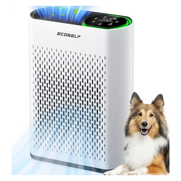 Ecoself Powerful Air Purifier W/ Air Quality Monitor (2 Colors)