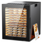 2-Trays Stainless Steel 850W Digital Food Dryer Machine