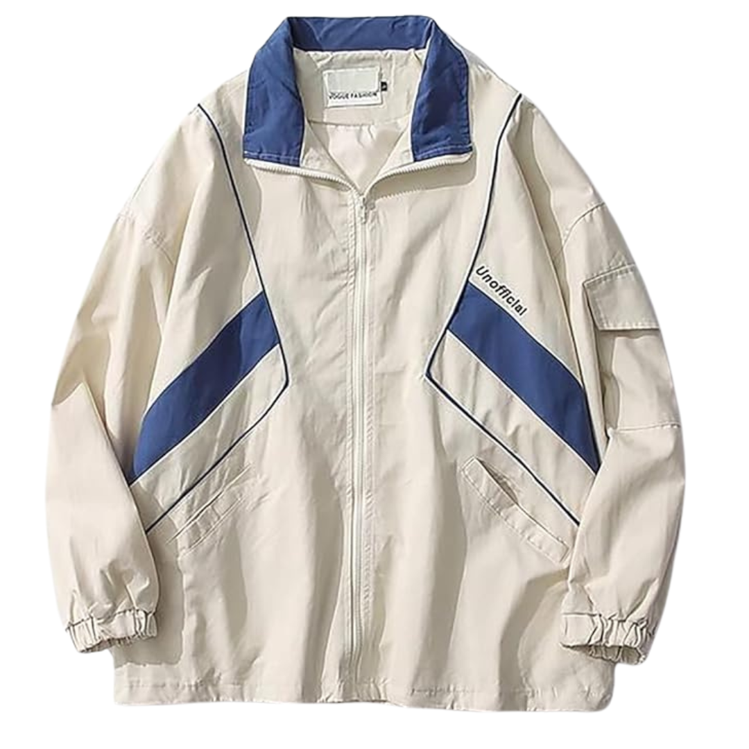 Windbreaker Color Block Unisex Coats