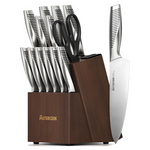 15-Pieces Astercook Full Tang Kitchen Knife Set