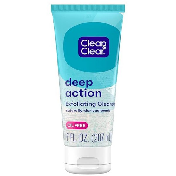 7-Oz Clean & Clear Deep Action Gentle Exfoliating Face Cleanser