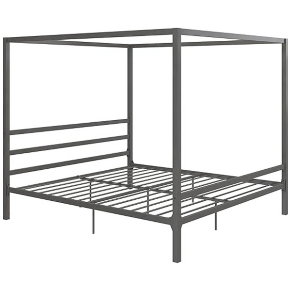 DHP Modern Metal Canopy Platform King Size Bed Frame