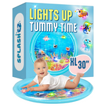 SplashEZ Lights Up Tummy Time Water Mat For Babies
