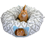 Kitty City Large Cat Pop Up Tunnel Bed