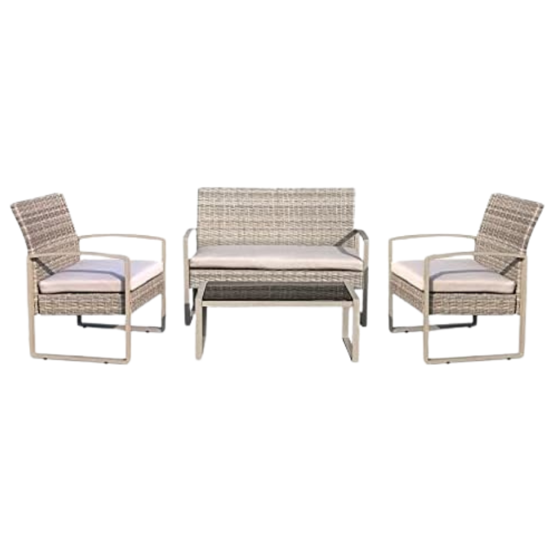 4-Piece SereneLife Conversation/Chat Set