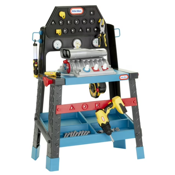 Little Tikes 2-in-1 Buildin' To Learn Motor Shop Auto Playset