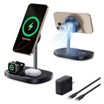Baseus 15W Qi2 MagSafe 3 In 1 Wireless Charger Stand