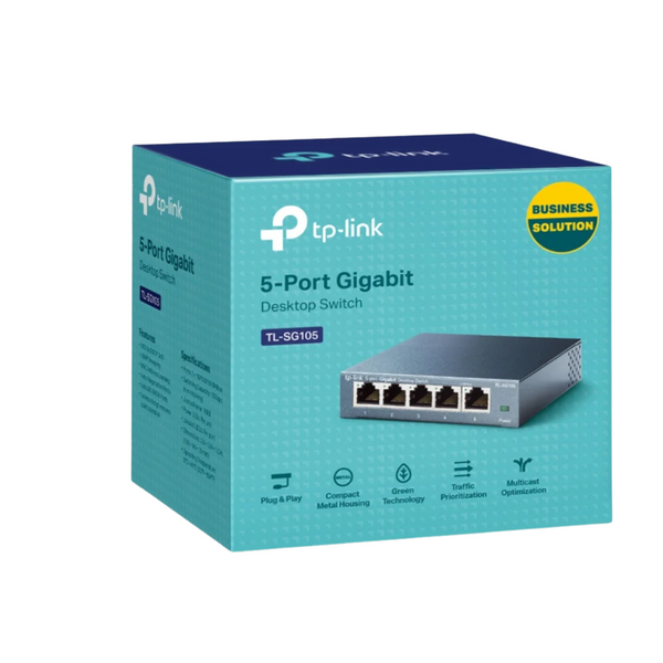 TP-Link TL-SG105 5-Port Gigabit Unmanaged Desktop Switch