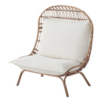 Better Homes & Gardens Willow Sage Outdoor Wicker Patio Cuddle Chair