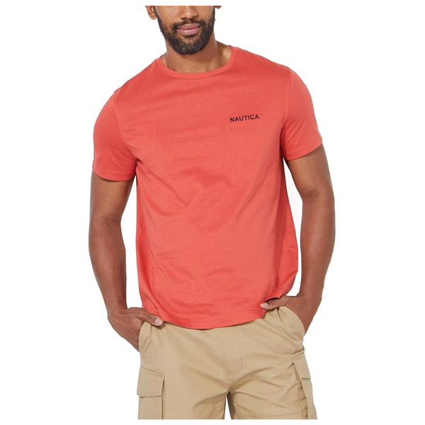 Nautica Men's Short Sleeve Solid Crew Neck T-Shirt