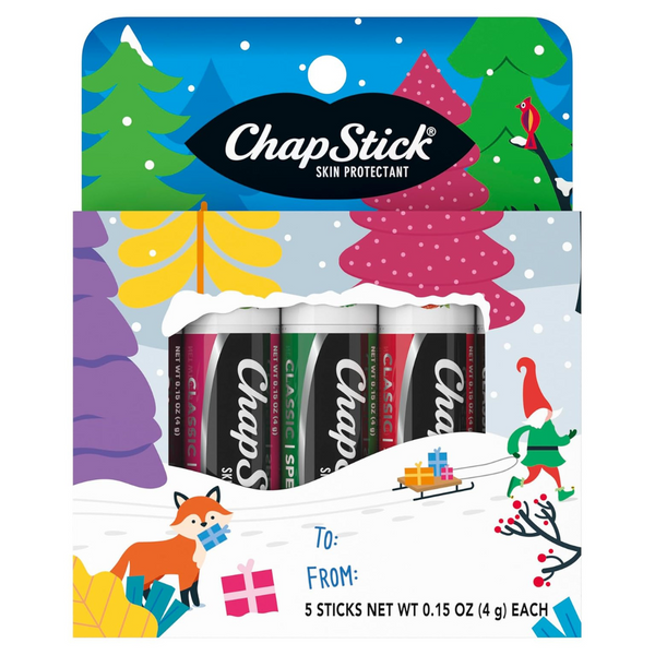 5-Count ChapStick Lip Balm Variety Holiday Gift Set