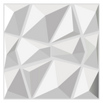 33-Pack Art3d 12" x 12" 3D Wall Panels W/ Diamond Design