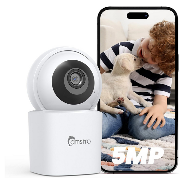 Indoor 3K 5G 360º WiFi Security Camera W/ Motion Detection