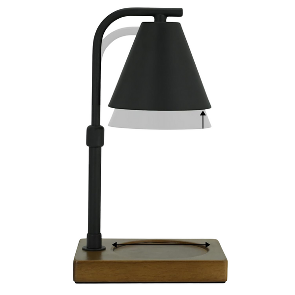 2-Pack Height Adjustable Candle Warmer Lamp With Timer