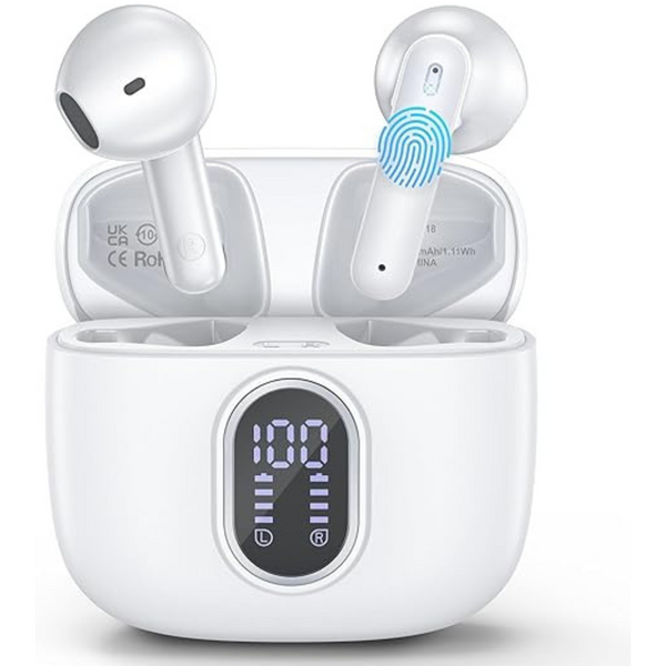 Bluetooth 5.3 HiFi Stereo Headphones With Noise Cancelling Mics
