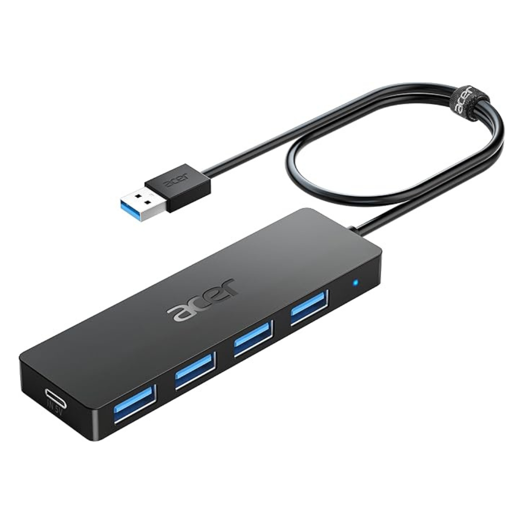 Acer 4 Ports USB Hub With 2ft Cable
