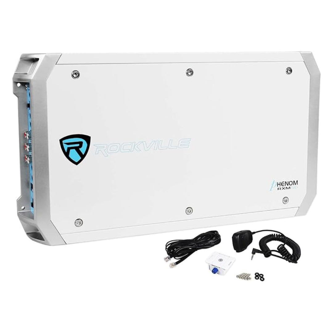 Rockville RXM-S6 Marine/Boat 2600W 6-Channel Amplifier