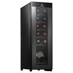 NutriChef Freestanding Countertop Mini Wine Fridge Chiller