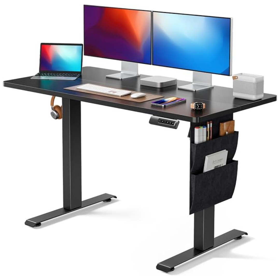 Marsail 48"x24" Height Adjustable Electric Standing Desk (Black)